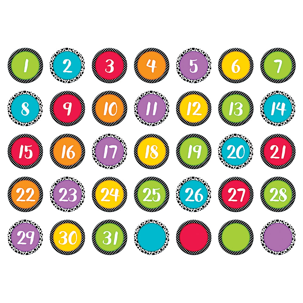 Bold & Bright Calendar Days
