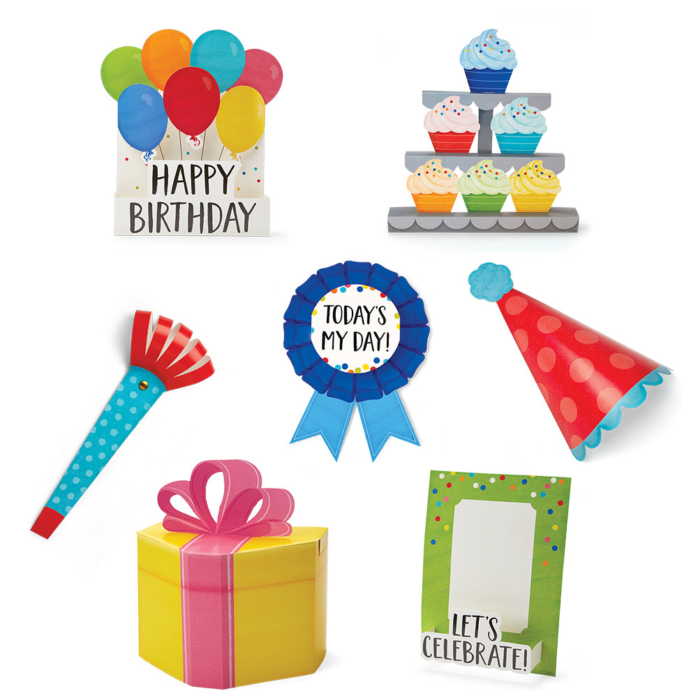 3D Pop Happy Birthday Bulletin Board