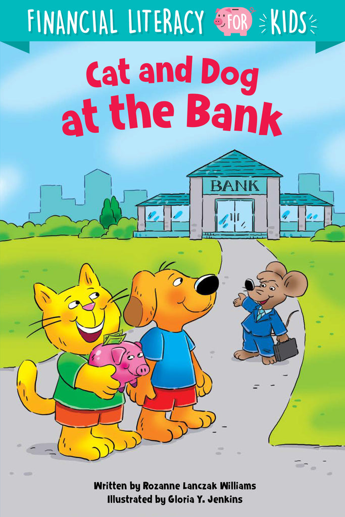 Cat and Dog at the Bank