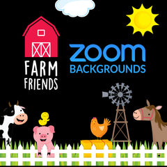 Farm Friends Video Conferencing Backgrounds