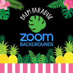 Palm Paradise Video Conferencing Backgrounds