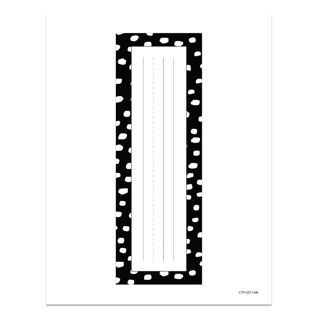 Messy Dots on Black Name Plate