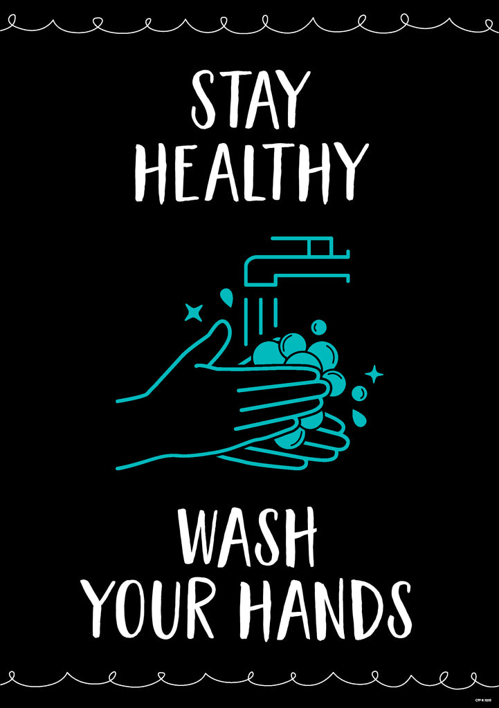 Stay Healthy. Wash Your Hands. Downloadable Mini Poster