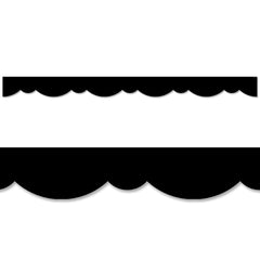 Black Stylish Scallops EZ Border (Core Decor)