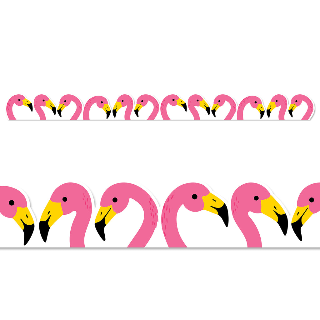Flamingos EZ Border  (Palm Paradise)