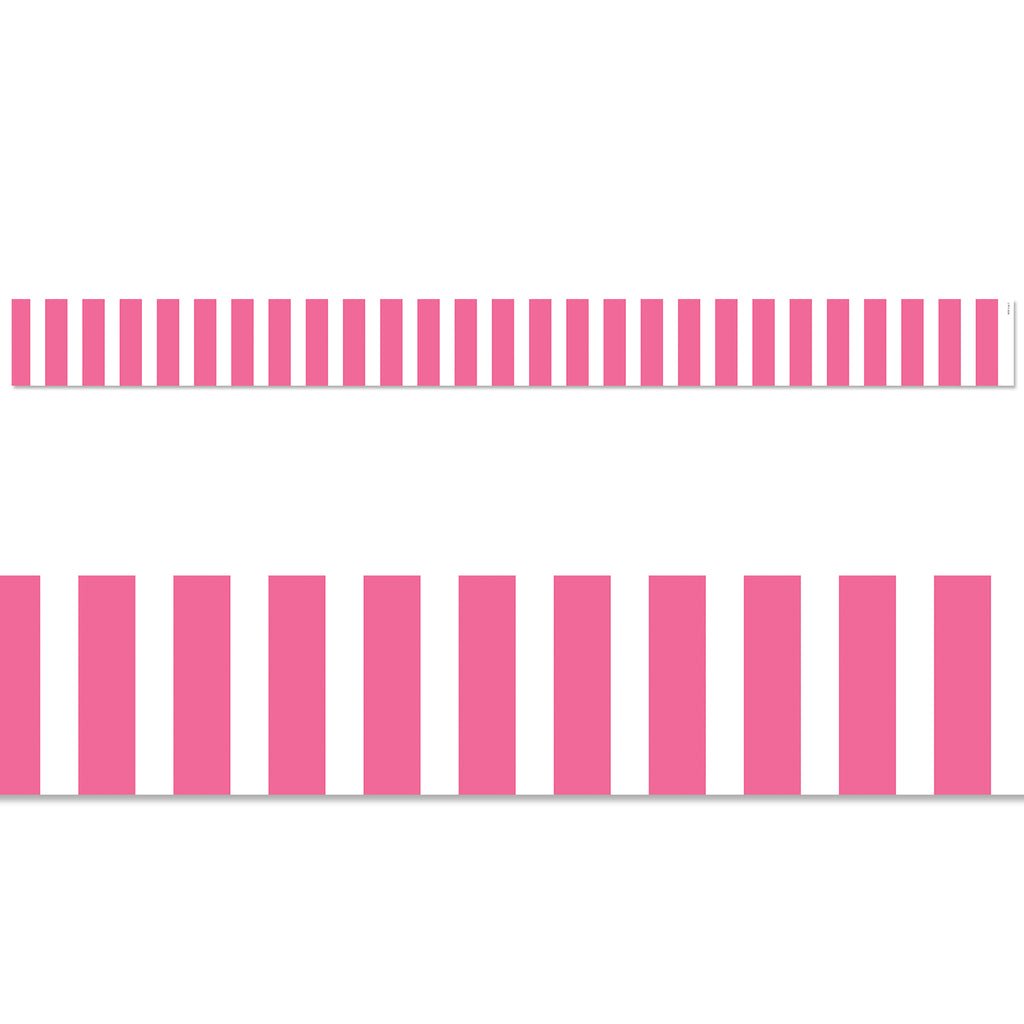 Pink Bold Stripes Border EZ Border (Core Decor)