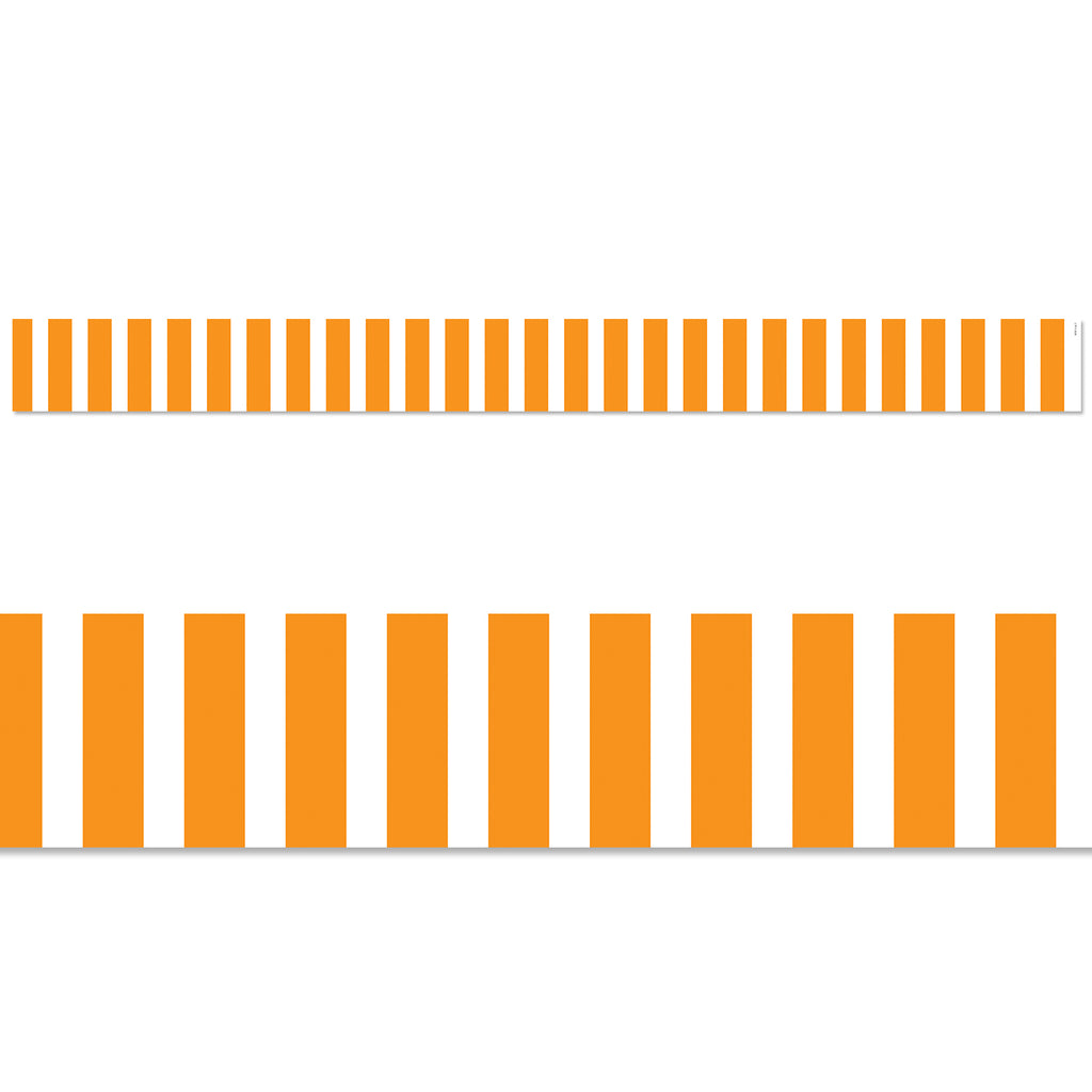 Orange Bold Stripes EZ Border (Core Decor)