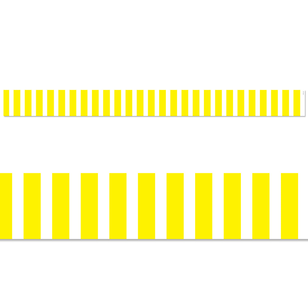 Yellow Bold Stripes EZ Border (Core Decor)