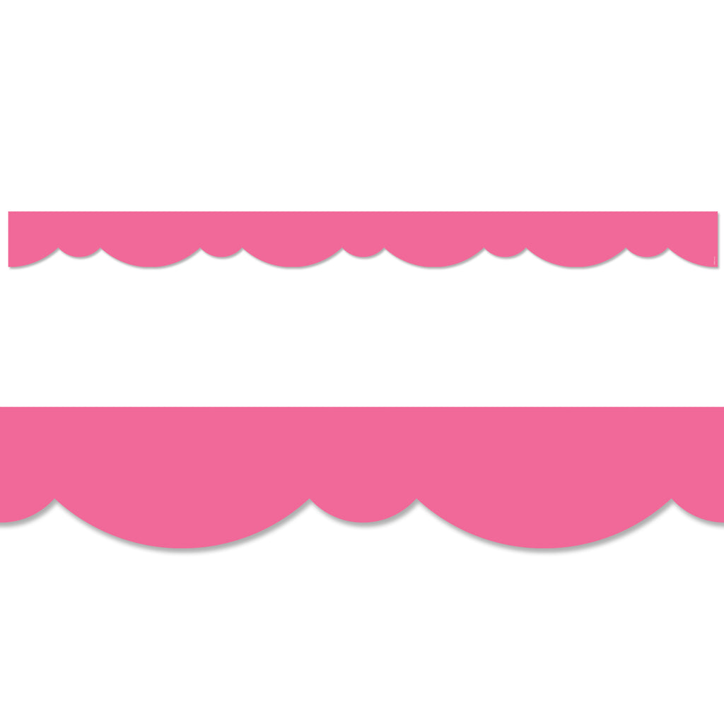 Pink Stylish Scallops EZ Border (Core Decor)