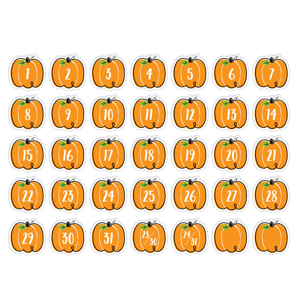 Doodle Pumpkins Calendar Days