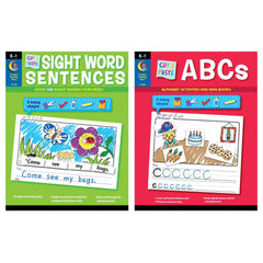 Cut and Paste Letters and Sight Words 2-Book Set