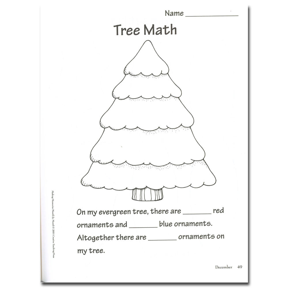 Tree Math Activity