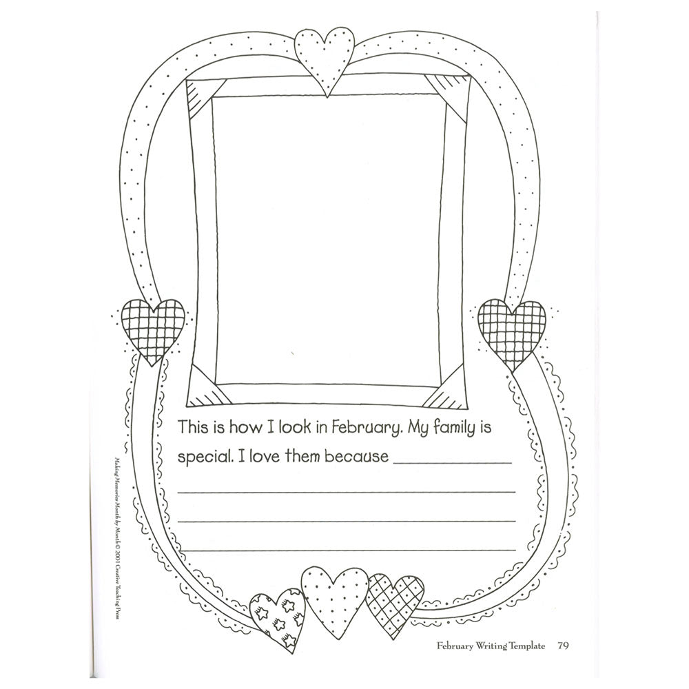 February Picture Frame Activity