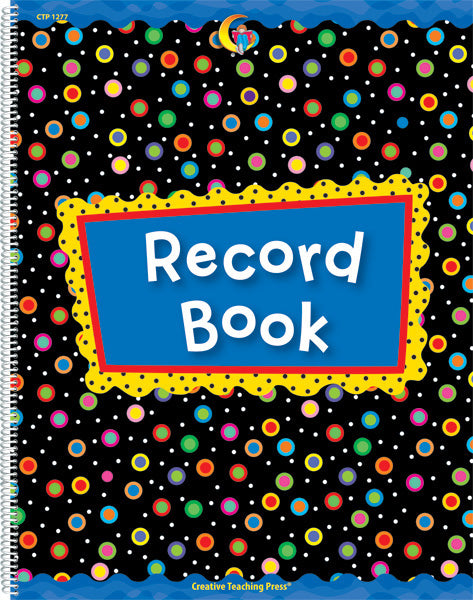 Poppin' Patterns Record Book, Open eBook
