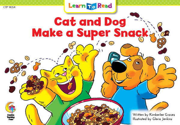 Cat and Dog Make a Super Snack