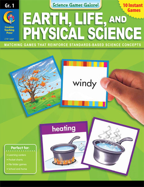 Science Games Galore! – Earth, Life, and Physical Science, Grade 1, eBook