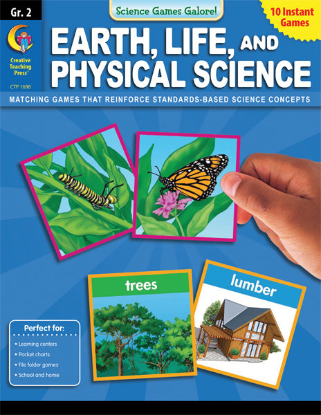 Science Games Galore! – Earth, Life, and Physical Science, Grade 2, eBook