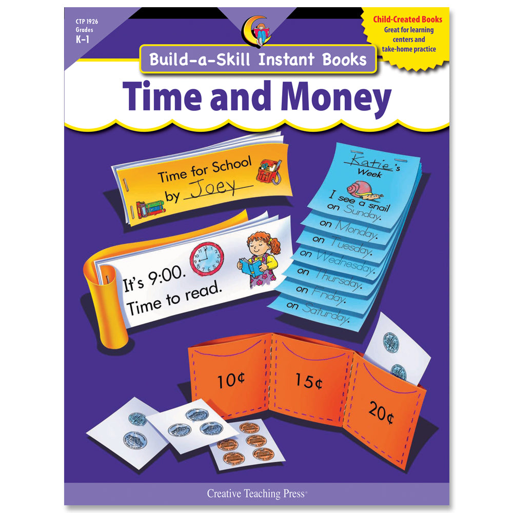 Build-a-Skill Instant Books: Time and Money, Gr. K–1, eBook