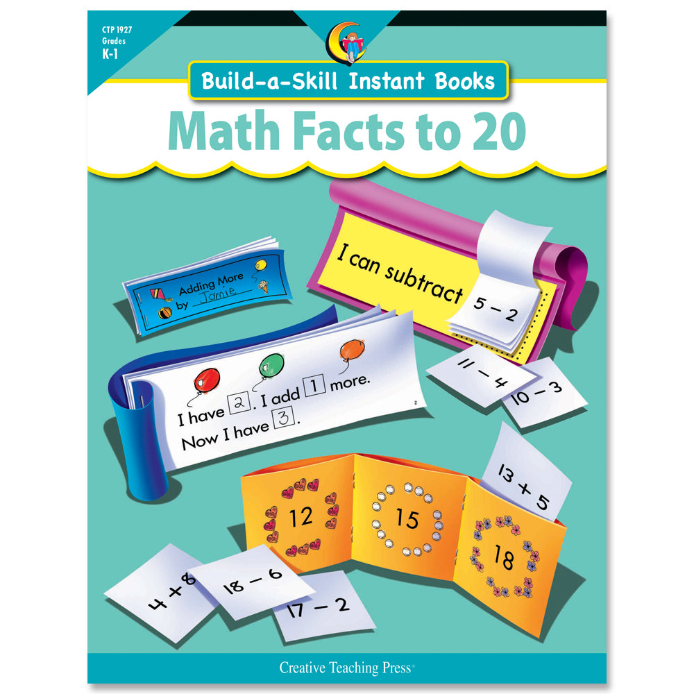 Build-a-Skill Instant Books: Math Facts to 20, Open eBook