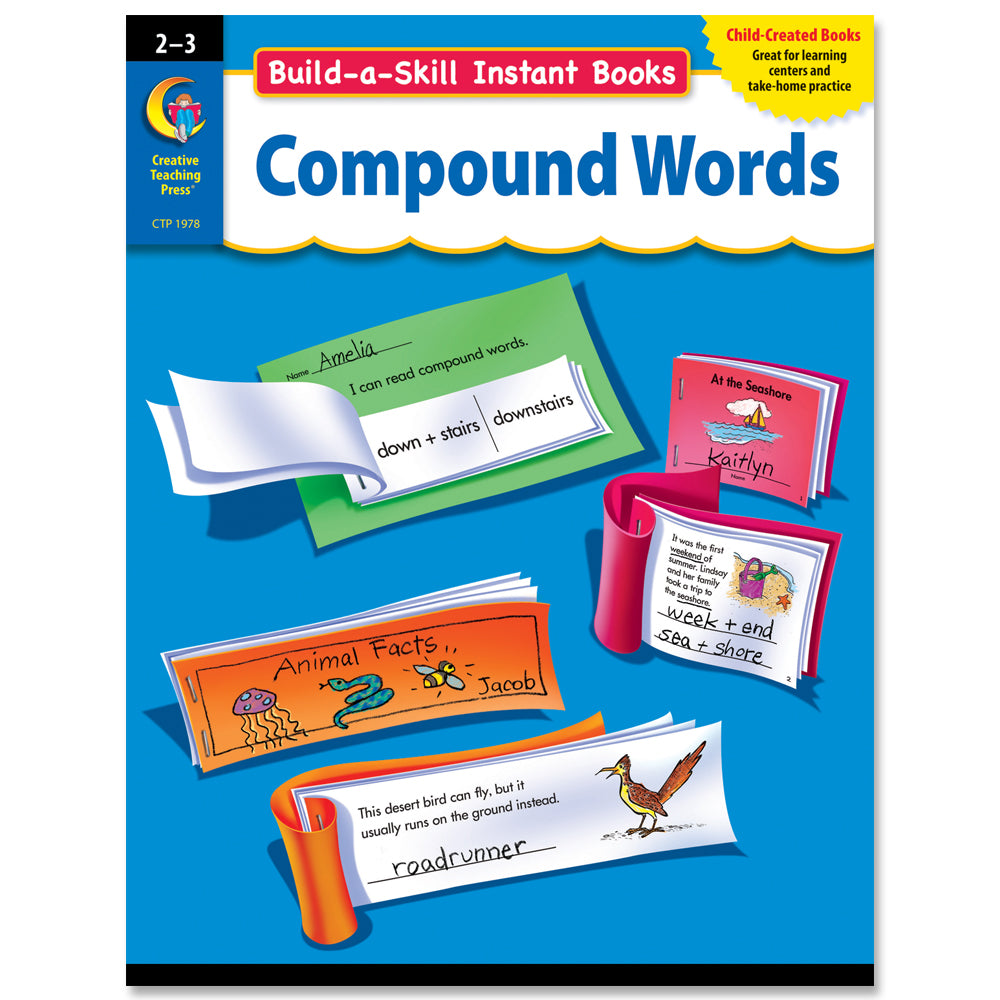 Build-a-Skill Instant Books: Compound Words, Gr. 2–3, Open eBook