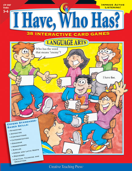 I Have, Who Has? Language Arts, Gr. 5-6, eBook