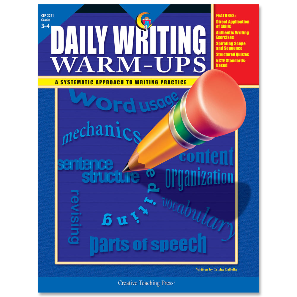 Daily Writing Warm-Ups, Gr. 3-4, Open eBook