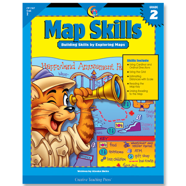 Map Skills, Gr. 2, eBook