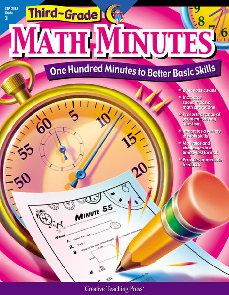 Math Minutes, 3rd Grade, Open eBook