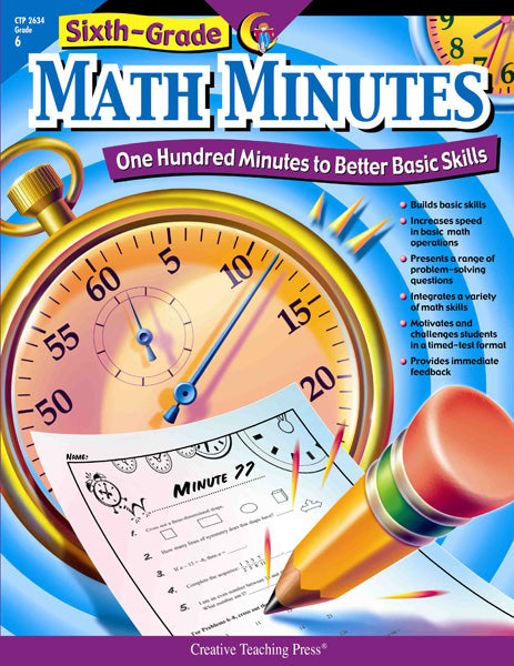 Math Minutes, 6th Grade, eBook