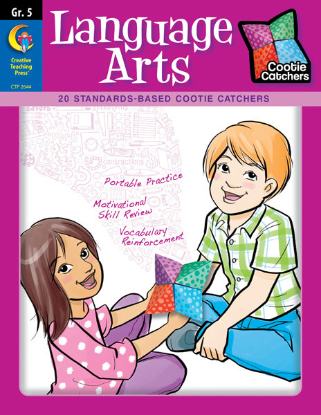 Cootie Catchers: Language Arts, Grade 5, eBook