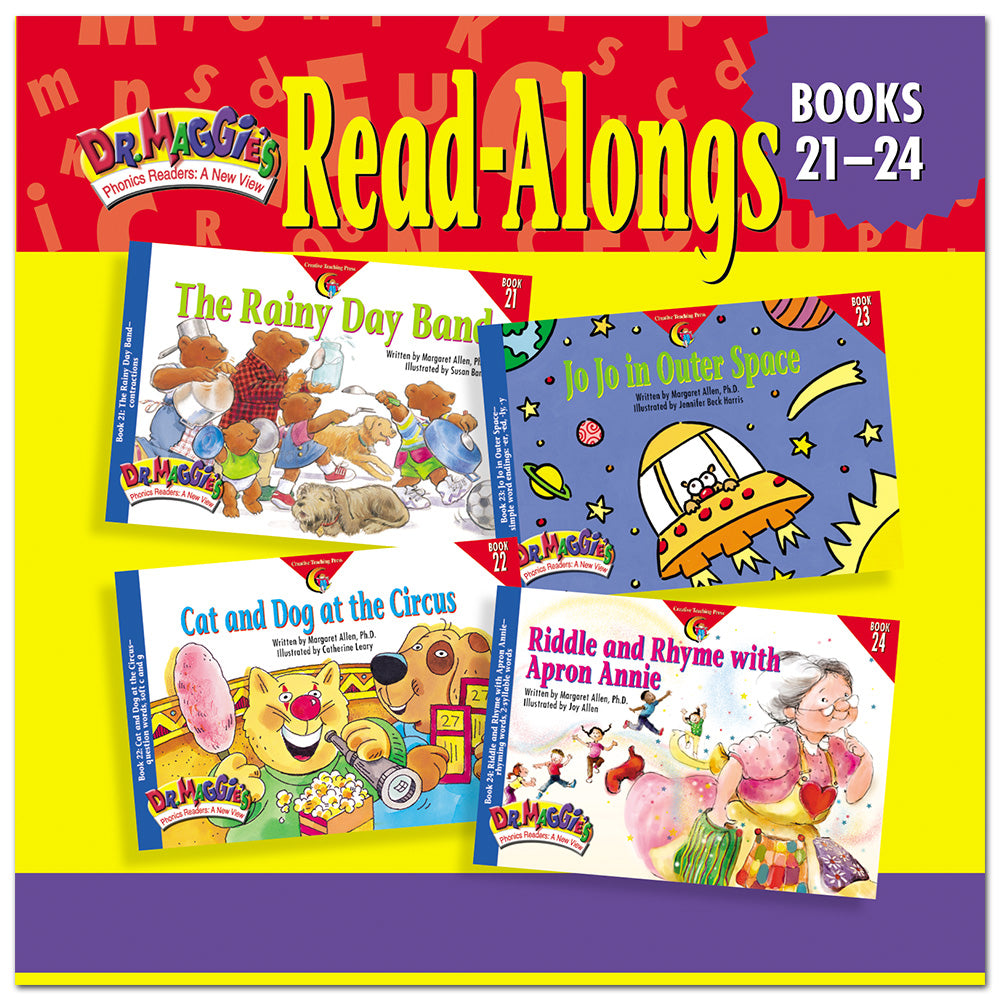 Dr. Maggie's Phonics Readers Read-Along CD: Books 21-24
