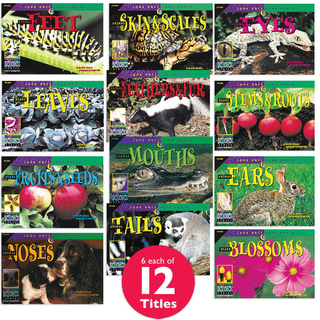 Look Once, Look Again! Plants & Animals Classroom Pack
