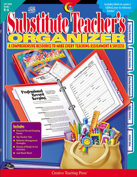 The Substitute Teacher's Organizer eBook