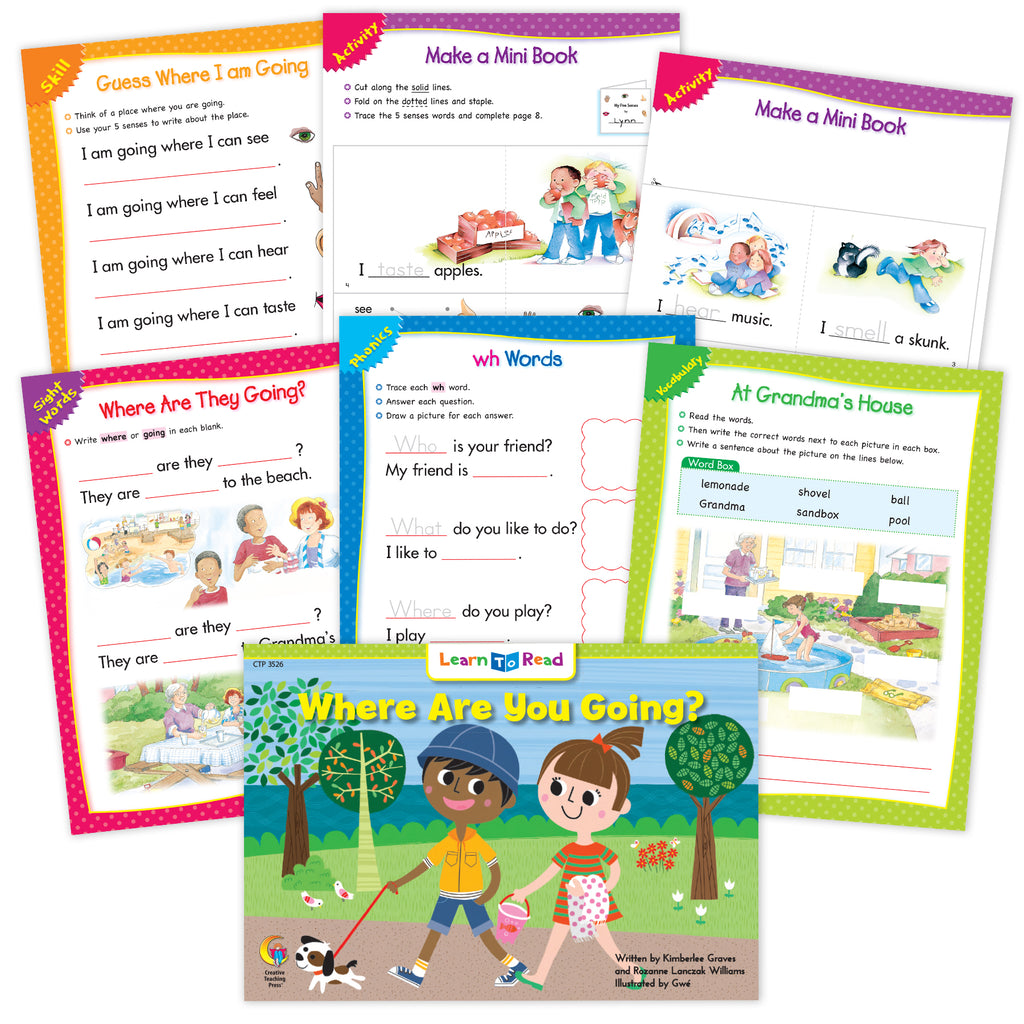 Where Are You Going? Ebook & Worksheets