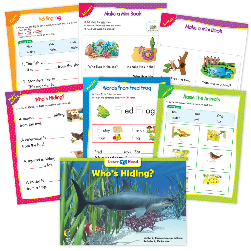Who'S Hiding? Ebook & Worksheets
