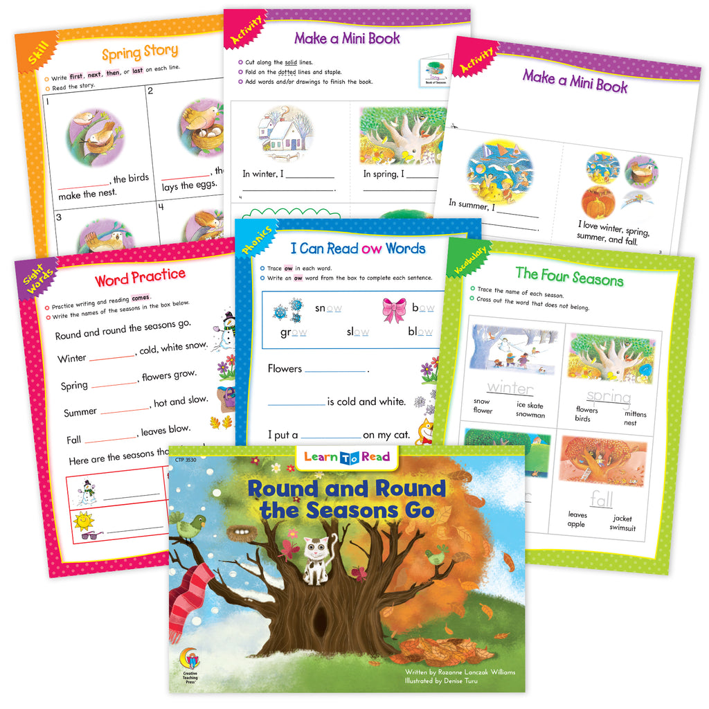Round and Round the Seasons Go Worksheets