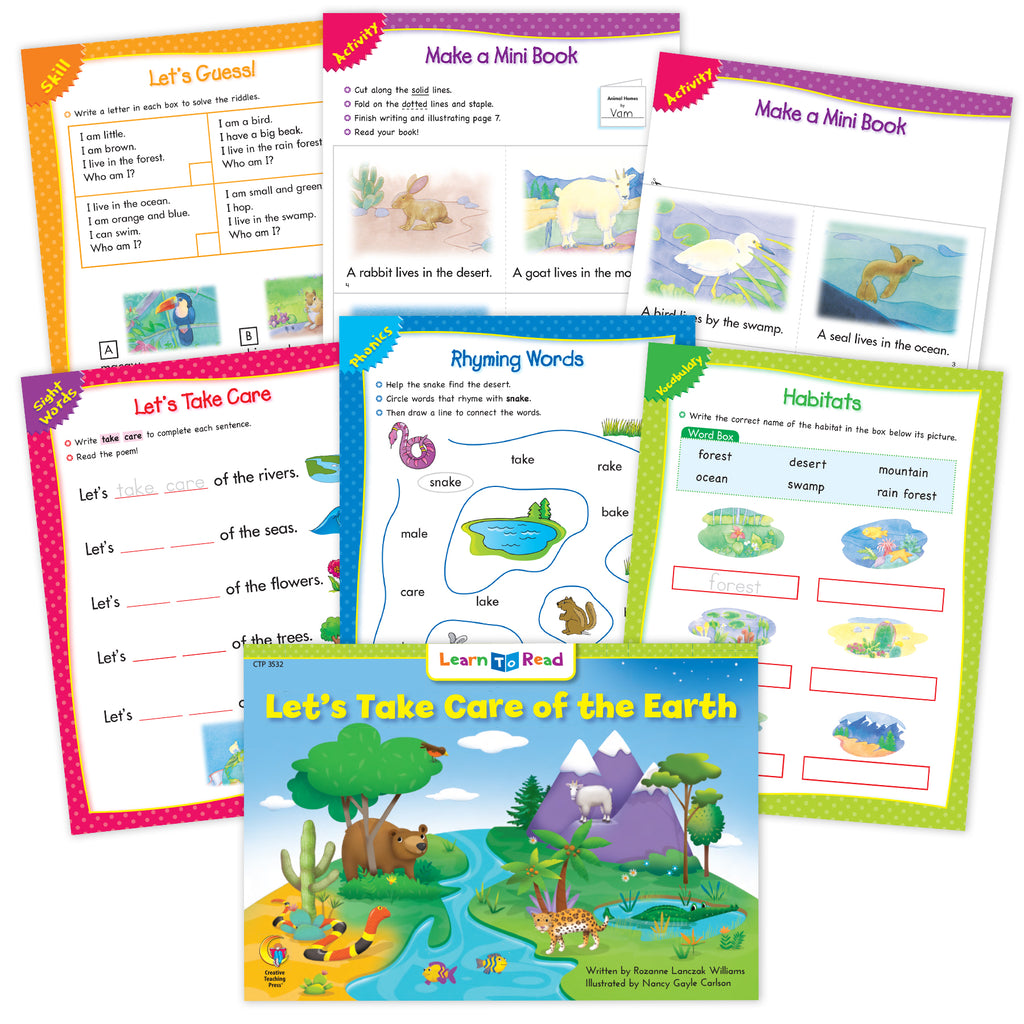 Let's Take Care of the Earth Worksheets
