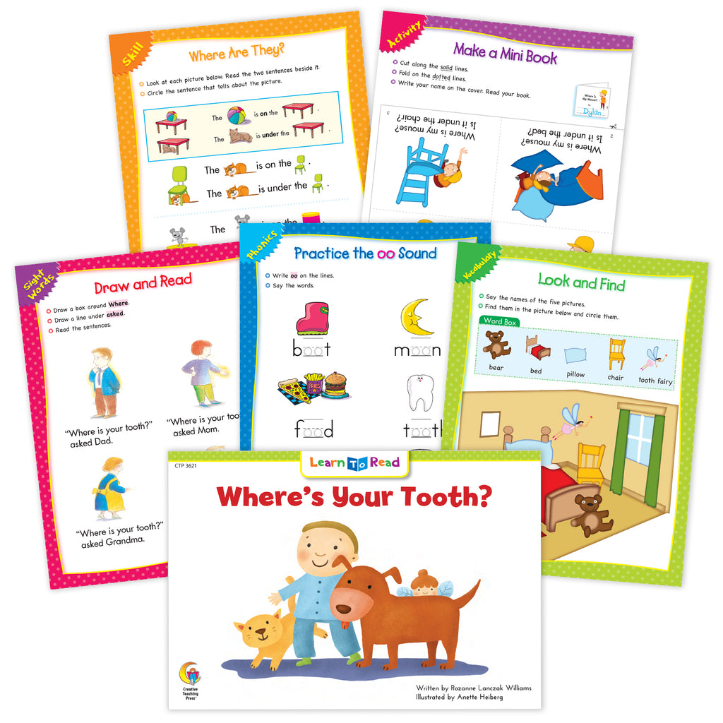Where's Your Tooth? Worksheets