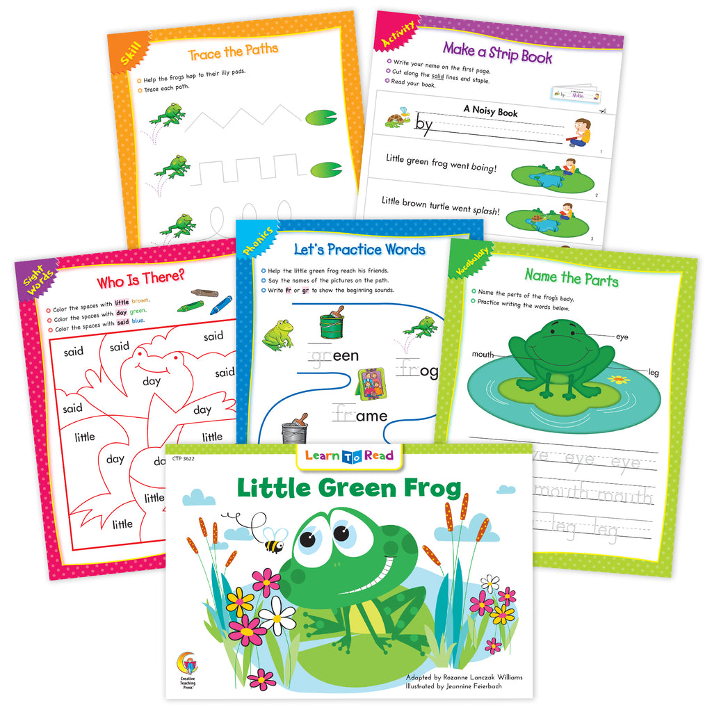 Little Green Frog Ebook & Worksheets