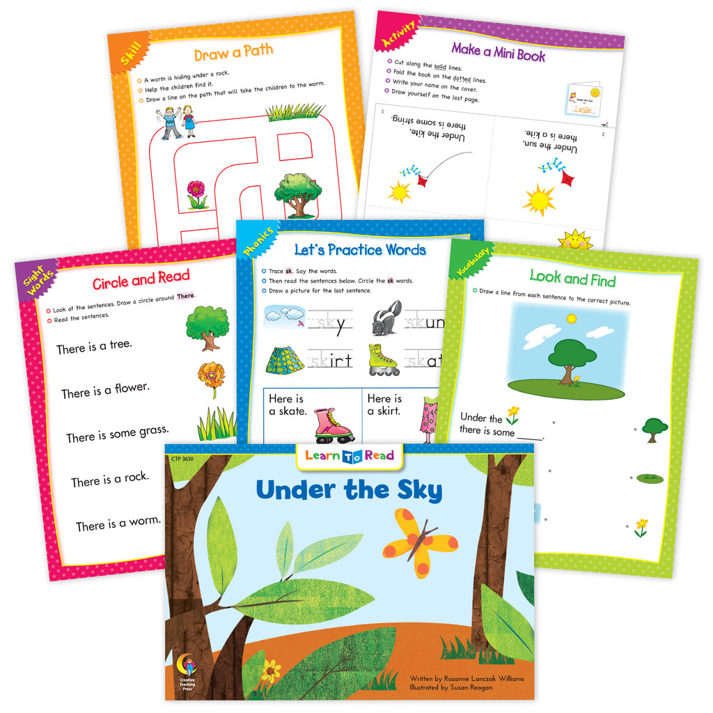 Under The Sky Ebook & Worksheets