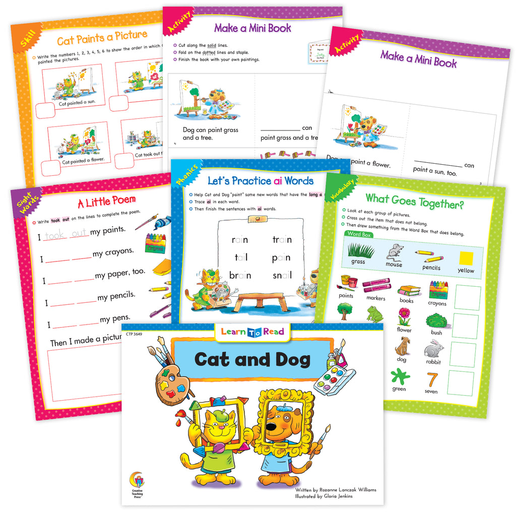 Cat and Dog eBook Worksheets