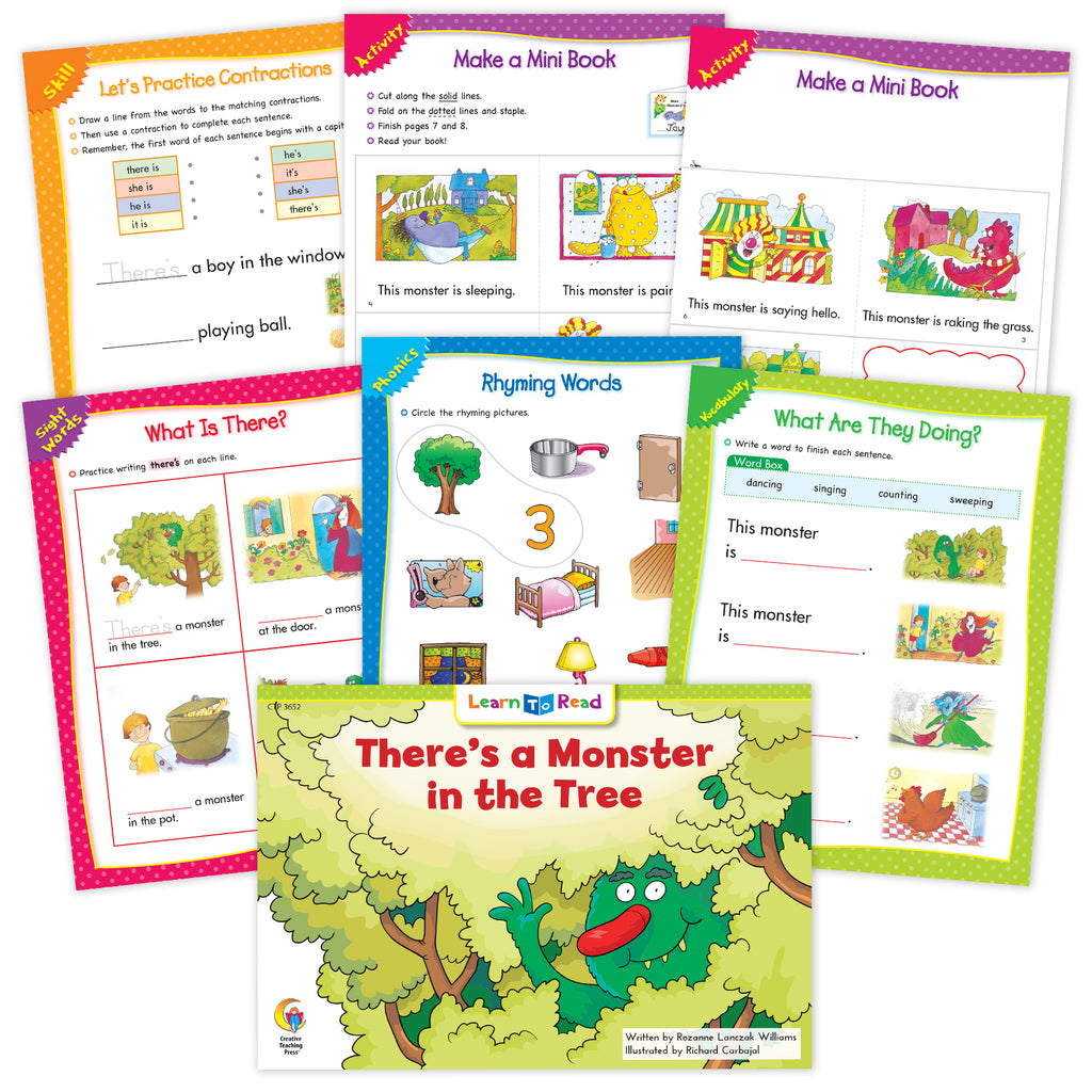 There'S A Monster In The Tree Ebook & Worksheets