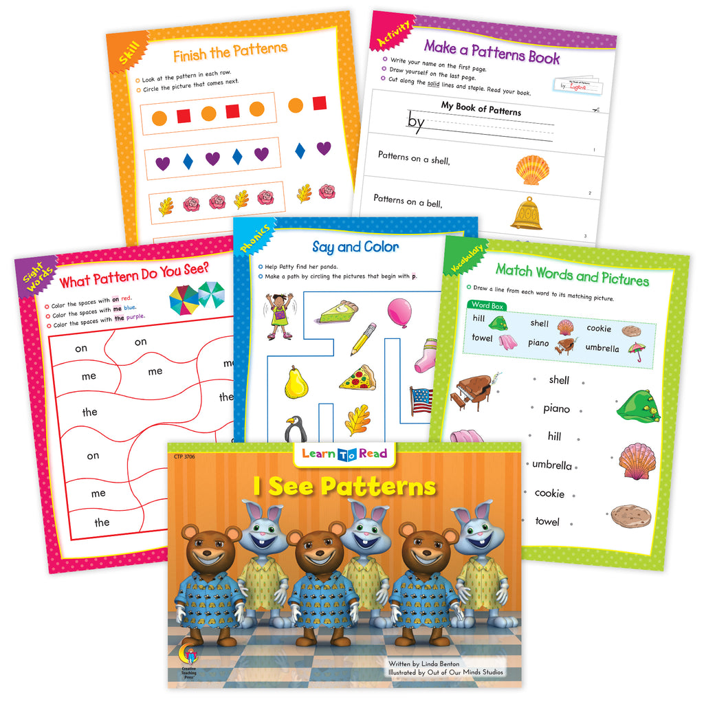 I See Patterns Ebook & Worksheets