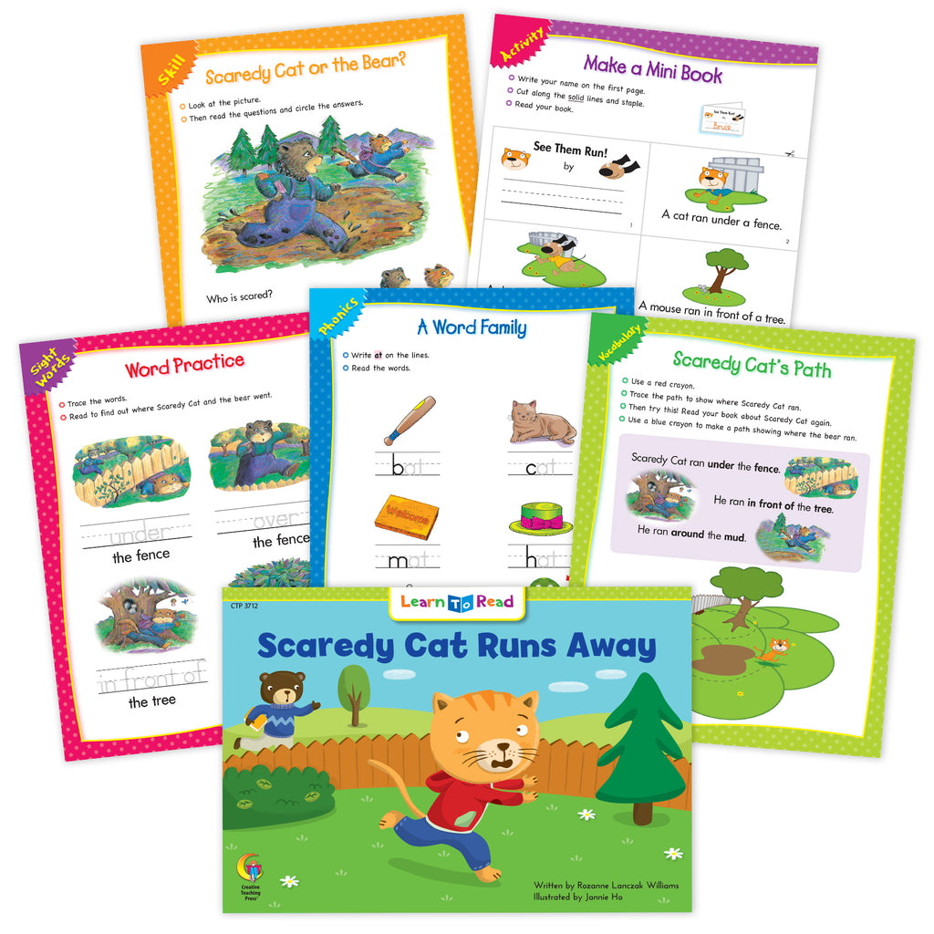 Scaredy Cat Ebook & Worksheets