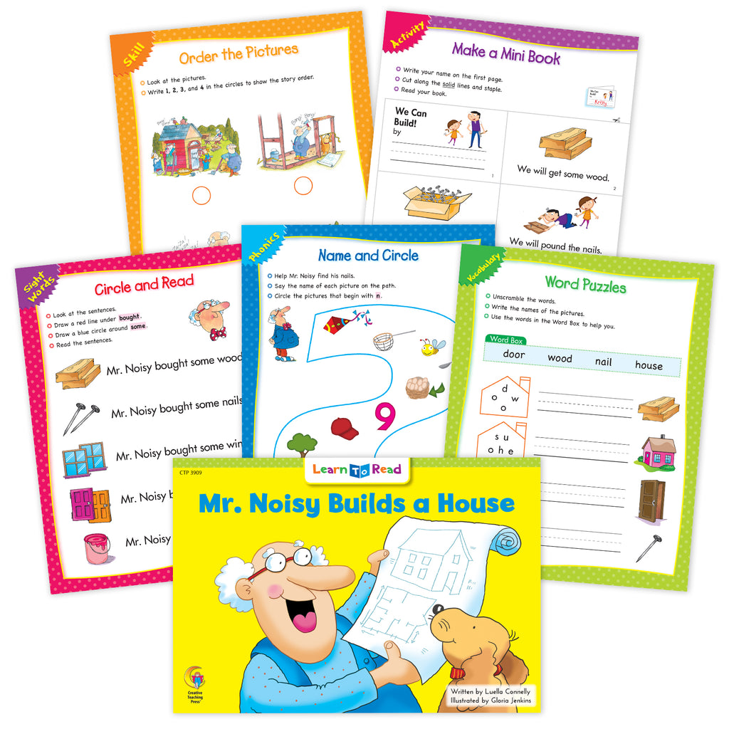 Mr. Noisy Builds a House Worksheets