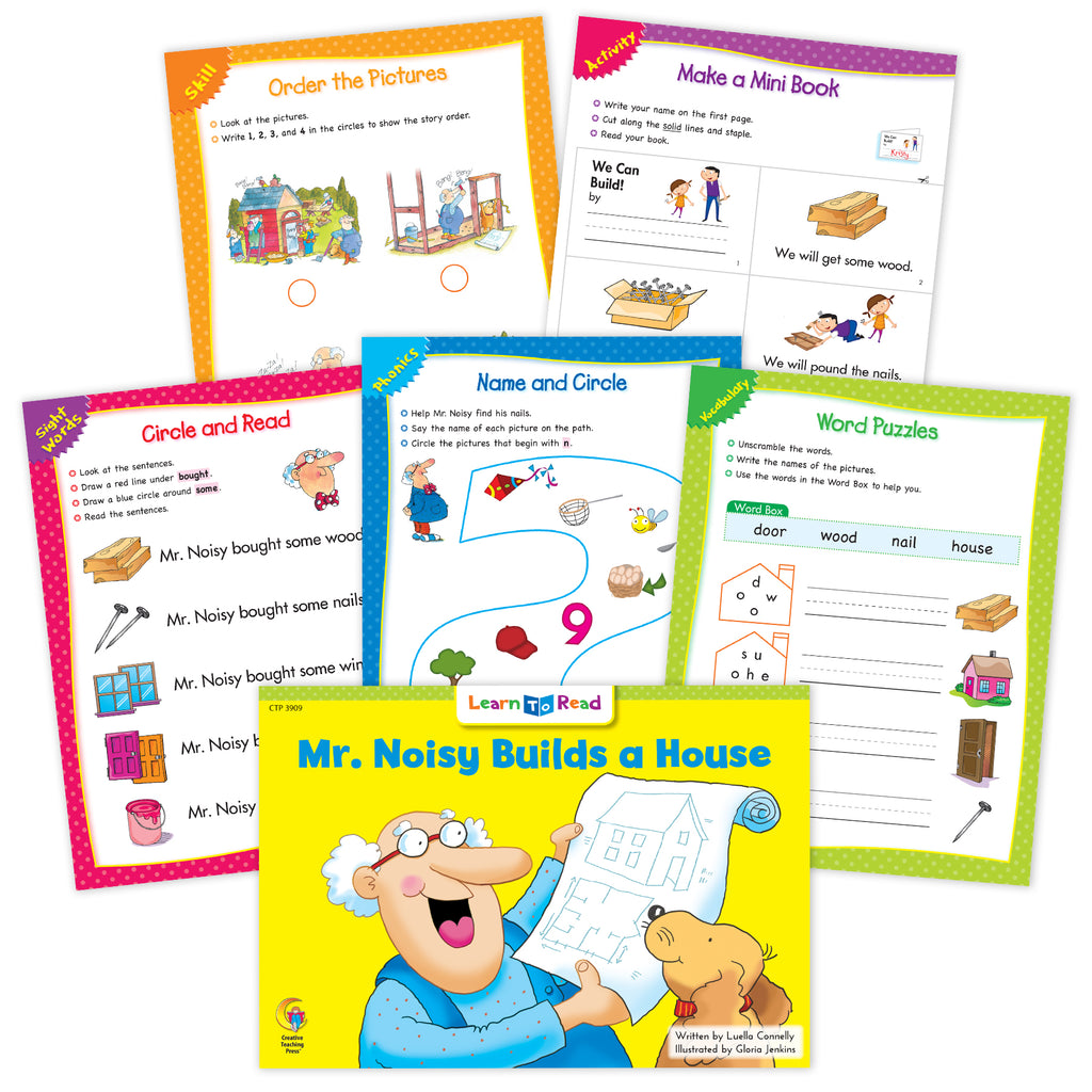 Mr. Noisy Builds a House Worksheets