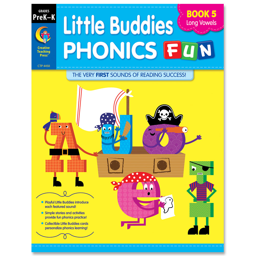 Little Buddies Phonics Fun, Book 5: Long Vowels, eBook
