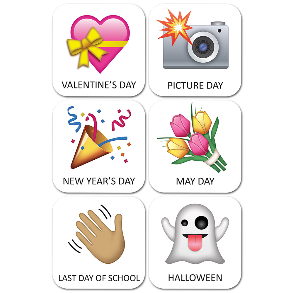 Emoji Fun Holidays and Special Events Calendar Cover-Ups