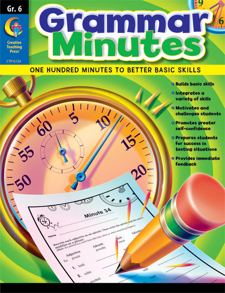 Grammar Minutes, Gr. 6, Open eBook