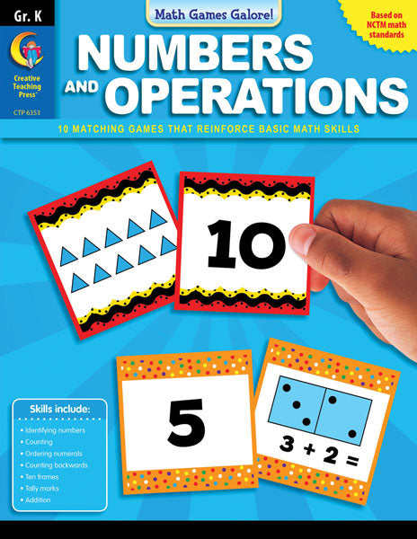 Math Games Galore: Numbers and Operations, Gr. K, eBook